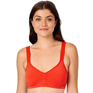 KINDLY Yours Comfort Modal Lounge Pullover Bra Poppy Red Womens XXL